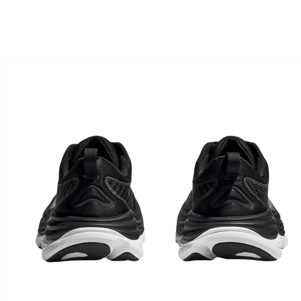 NEW HOKA women's gaviota 5 wide sneakers in black white - Picture 4 of 7